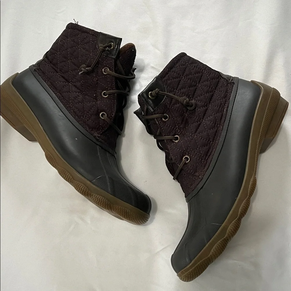 Sperry Waterproof Saltwater Quilted Duck Boots